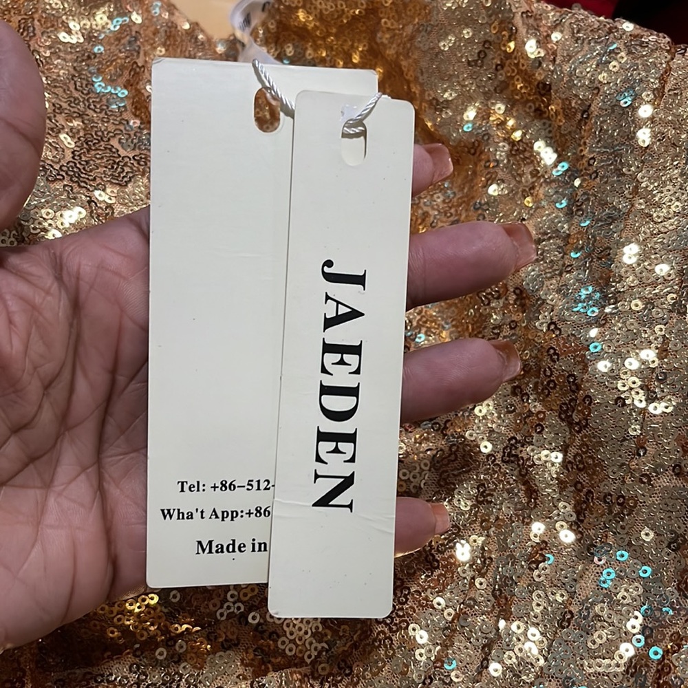Sexy sequins long dress. Perfect for a holiday party or anytime. Hot item. - Picture 2 of 3